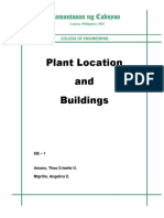 Plant Location and Buildings Written