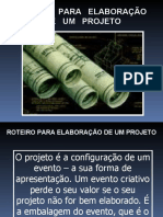 Roteiro para Elaboração de Um Projeto