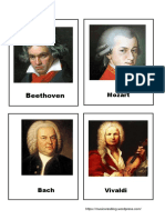 Tarjetas compositores primaria