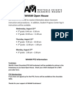 Wham Open House