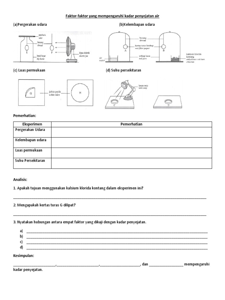 Latihan Faktor Penyejatan Air Pdf