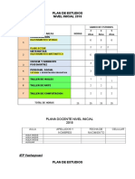 Plan Estudios Yw 2018