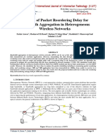 Analysis of Packet Reordering Delay For Bandwidth Aggregation in Heterogeneous Wireless Networks