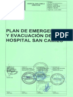 Plan de Emergencia Hospital San Camilo