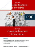 Tema 6. Evaluación Inversiones - Moodle UPM PDF