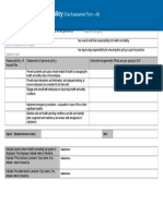 Step 4 - Health and Safety Policy: (Risk Assessment Form - A4)