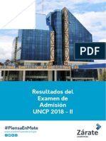Academia Zárate  - Resultado Examen de Admisión UNCP 2018 - II.pdf