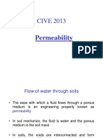 CIVE 2013: Permeability