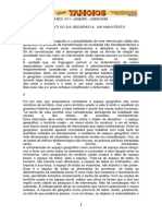 Papel ativo da geografia, um manifesto