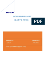 Internship Report Nestle