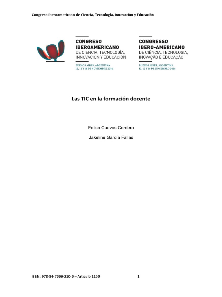 TIC en la Formación Docente en Costa Rica | PDF | Maestros | Tecnología ...