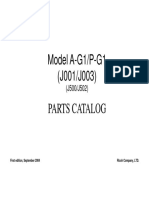 G500 G700 A-G1 P-G1 Parts Catalog