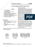 CM1293 2, 4, and 8-Channel Low Capacitance ESD Protection Arrays