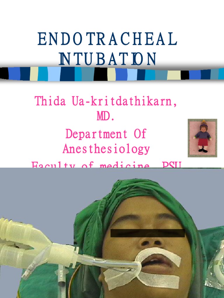 Endotracheal Intubation Overview | PDF | Health Sciences | Respiratory ...