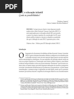 Aula 10- BNC e Educação Infantil, Quais as Possibilidades