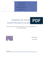 DINÁMICA DE SUELOS Y SUSCEPTIBILIDAD A LICUEFACCIÓN. Efecto de los sismos en el suelo, y en la resistencia de las edificaciones .pdf