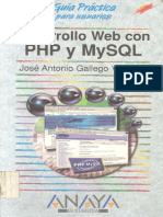 Desarrollo Web Con PHP Con MySQL