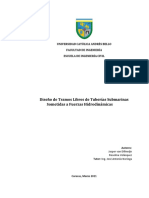 Diseño de Tramos Libres de Tuberias Sub Sometidas A Fuerzas Hidrodi PDF