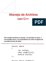 Archivos random en C