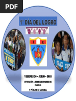 Afiche Del Dia Del Logro 2018