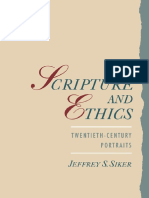 Siker - Scripture and Ethics Twentieth-Century Portraits (1997)