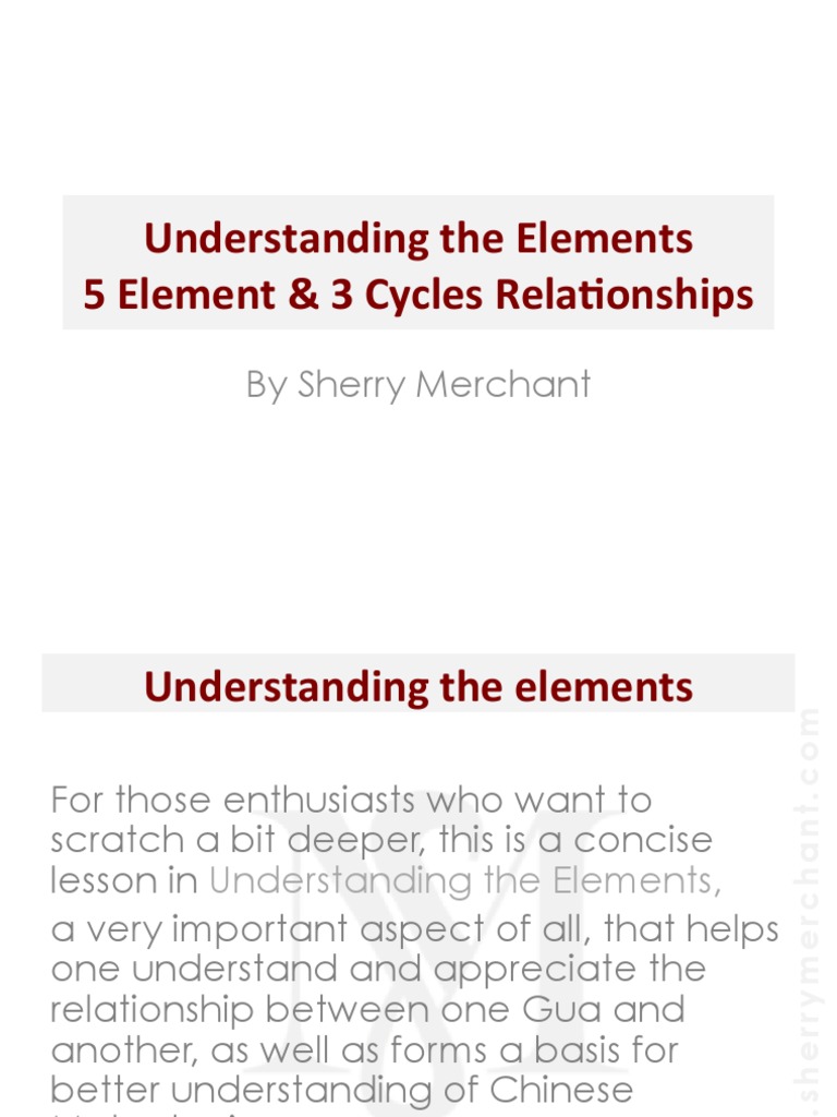 Understanding The Elements | PDF | Yin And Yang | Chinese Philosophy