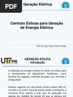 Geração Eletrica - Centrais Eolicas