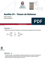 Auxiliar 1 - Tensor de Esfuerzo