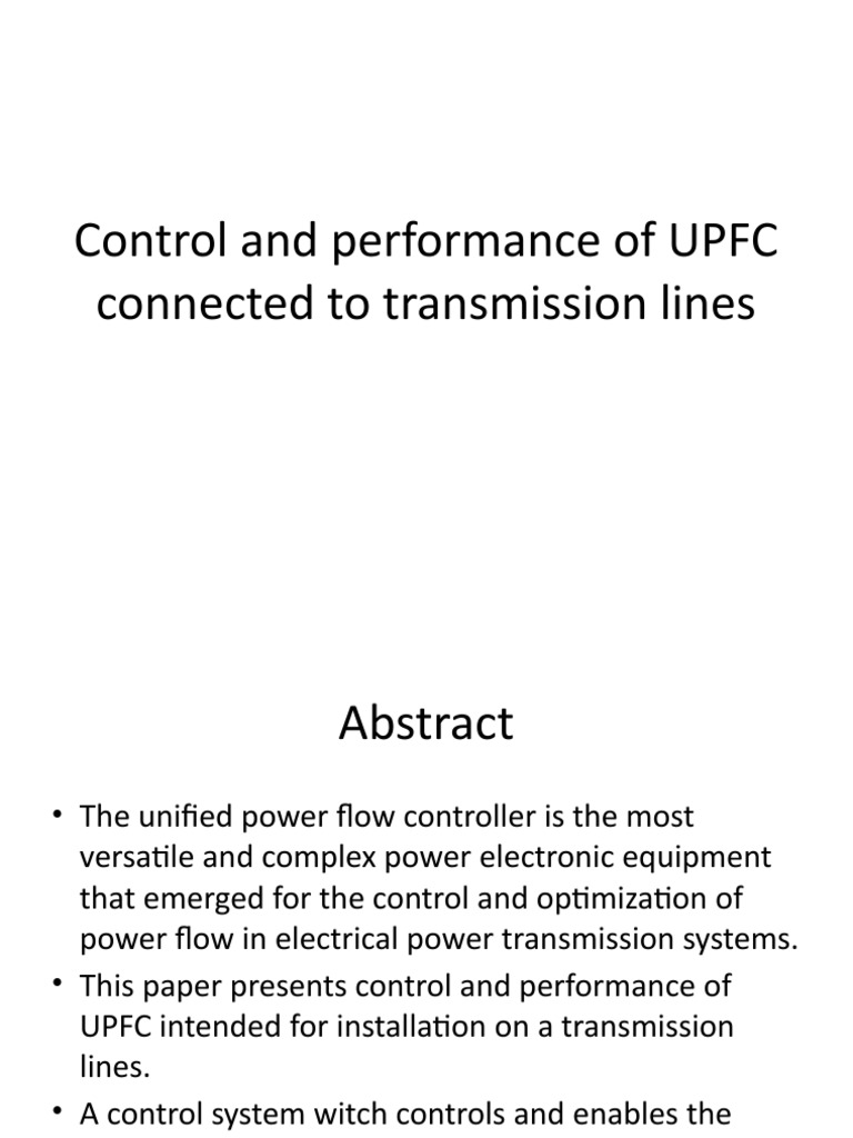 UPFC Control and Block Diagram Overview | PDF | Matlab | Matrix ...