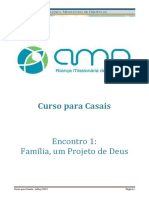 Encontro 1 Familia Um Projeto de Deus