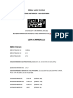 Circuito Pedal de Distorcion Dream Music Escuela 1 PDF