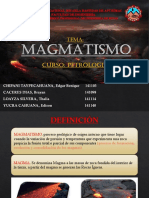 Magmatismo. Final
