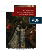 Alaperrine-Bouyer - La educación de las elites indígenas en el Perú colonial - IFEA.pdf