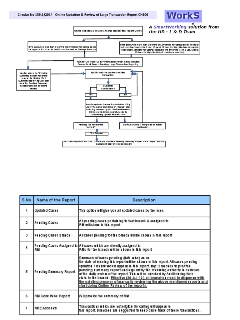 Online Review of Large Transaction Reports | PDF | Business | Computing