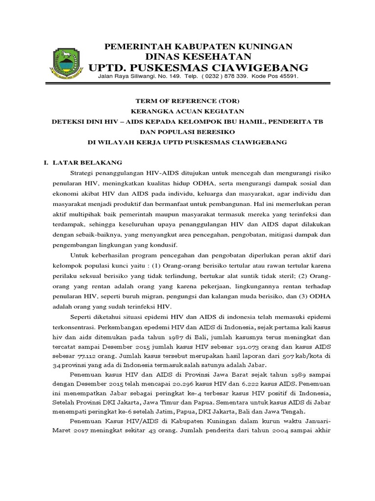 Kak Populasi Kunci Hiv Aids | PDF