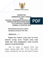 Sambutan Gubernur Jawa Tengah PDF