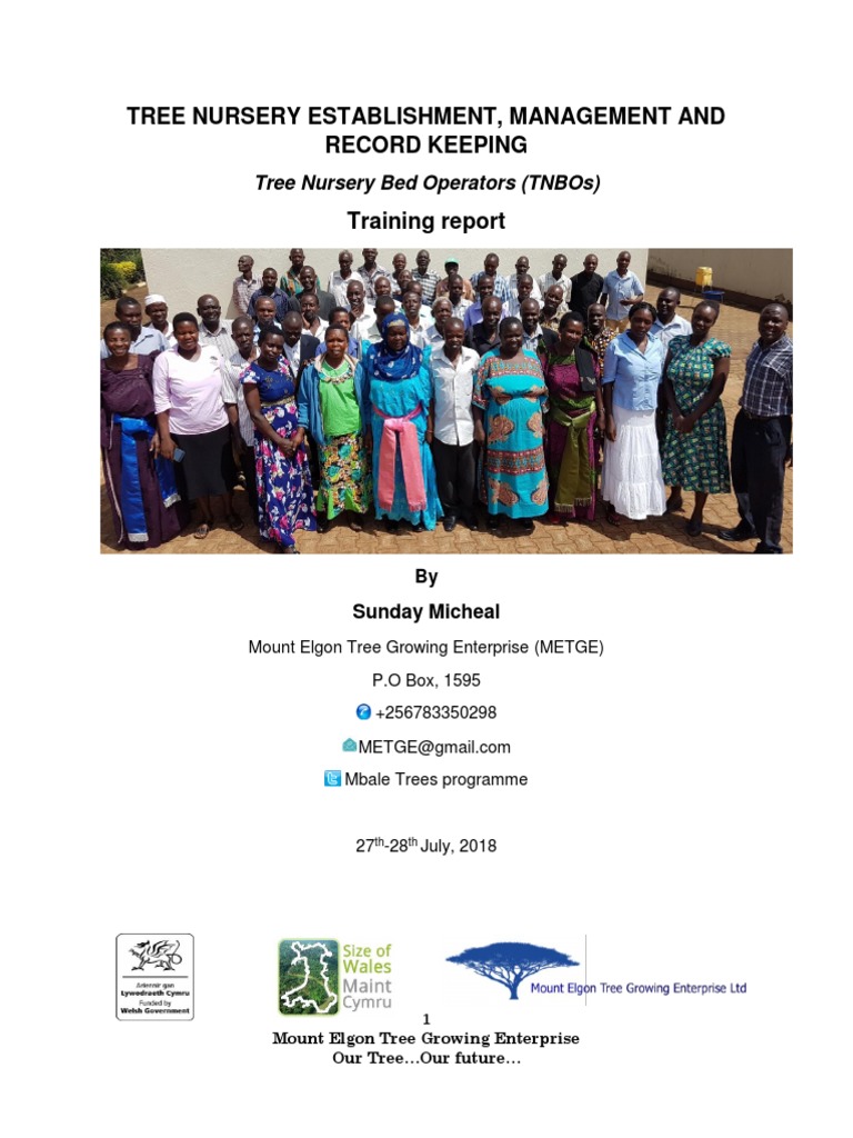 Tree Nursery Establishment, Management and Record Keeping, Community