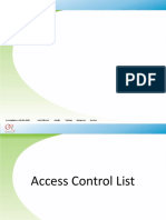 Access Control List Advance