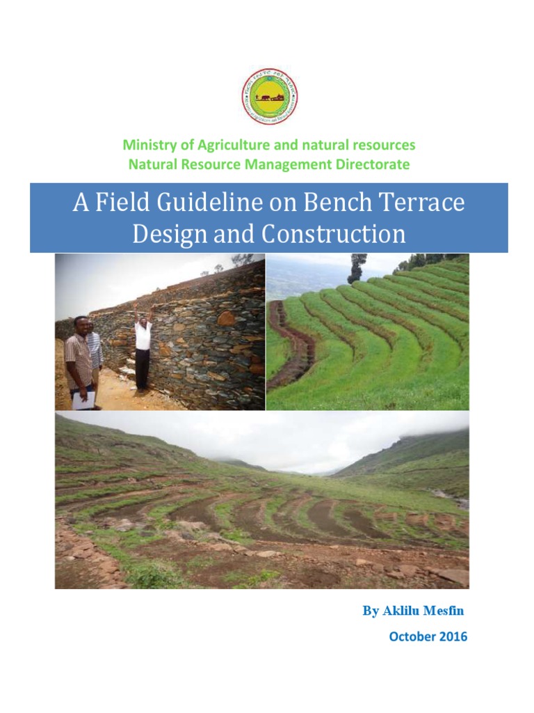 Bench Terrace Design and Construction Guide | PDF | Crop Rotation | Topsoil
