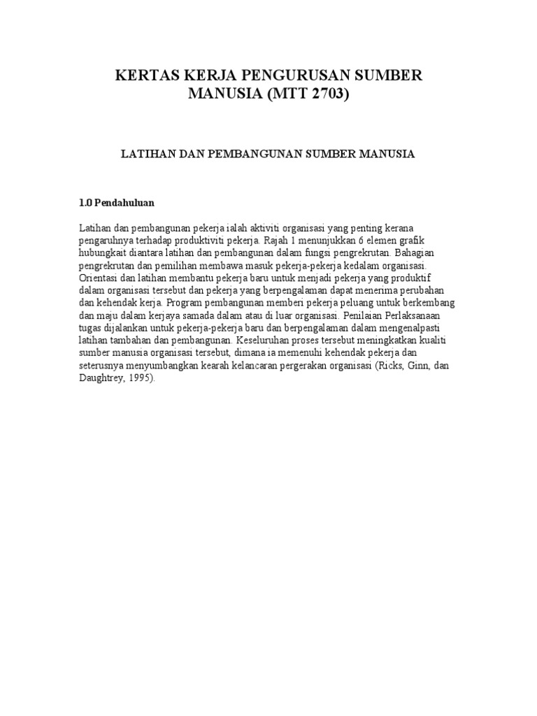 Keterbatasan Metode Assignment Kerja | PDF