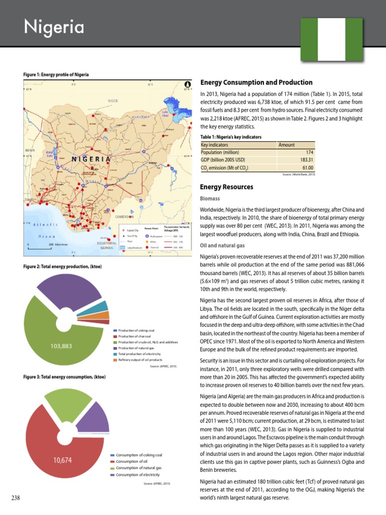 Energy Profile Nigeria | PDF | World Energy Consumption | Renewable Energy