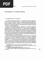 Crescimento Demografico e Meio Ambiente
