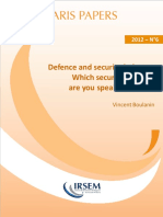 Defence and Security Industries: A Complex Approach