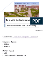 Top Law College in Lucknow - Best College For LLB in Lucknow - BBDU