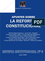 Apuntes Sobre La Reforma Constitucional