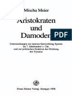 Meier, Aristokraten Und Damoden_ Untersuchungen Zur Inneren Entwicklung Spartas Im 7. Jahrhundert v. Chr. (1998)