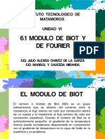 6.1 Modulo de Biot y Fourier