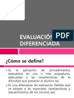 Evaluación Diferenciada