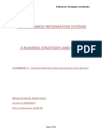 M.S - Business Information Systems: Assignment 1: C B T B A E-B