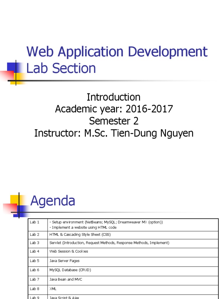 Web Application Development Lab Guide | PDF | Computers